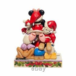 Jim Shore Disney Traditions Christmas Mickey Mouse and Friends Figurine 6007063