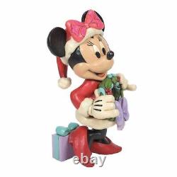 Jim Shore Disney Traditions Christmas Minnie Mouse 17 Resin Figurine