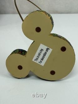 Jim Shore Disney Traditions Christmas Ornament Set 4pc Mickey Minnie Donald Plut