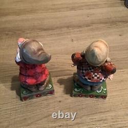 Jim Shore Disney Traditions Complete Set Wishing Well 7 Dwarfs Snow White