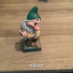 Jim Shore Disney Traditions Complete Set Wishing Well 7 Dwarfs Snow White