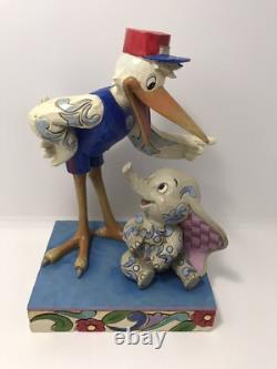 Jim Shore Disney Traditions Dumbo & Stork Special Delivery Enesco 4027947 No Box