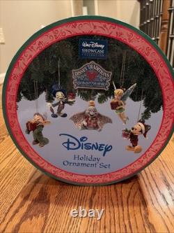 Jim Shore Disney Traditions Enesco 5pcDisney Holiday Ornament Set DumboDopey NEW
