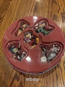 Jim Shore Disney Traditions Enesco 5pcDisney Holiday Ornament Set DumboDopey NEW