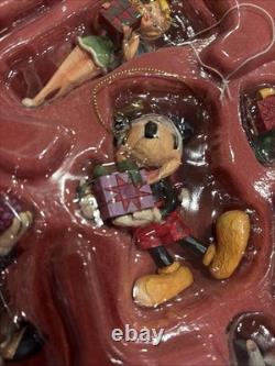 Jim Shore Disney Traditions Enesco 5pcDisney Holiday Ornament Set DumboDopey NEW