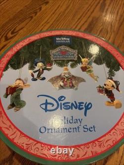 Jim Shore Disney Traditions Enesco 5pcDisney Holiday Ornament Set DumboDopey NEW Jim Shore Disney Traditions Enesco 5pcDisney Holiday Ornament Set DumboDopey NEW