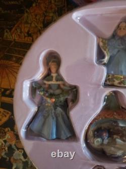 Jim Shore Disney Traditions Enesco 5pc Disney CINDERELLA Holiday Ornament Set