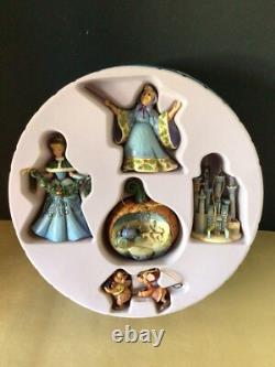 Jim Shore Disney Traditions Enesco 5pc Disney CINDERELLA Holiday Ornament Set