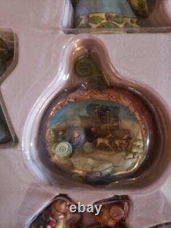 Jim Shore Disney Traditions Enesco 5pc Disney CINDERELLA Holiday Ornament Set