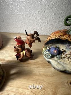 Jim Shore Disney Traditions Enesco 5pc Disney CINDERELLA Holiday Ornament Set