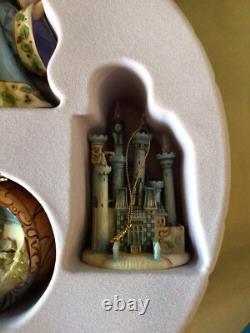 Jim Shore Disney Traditions Enesco 5pc Disney CINDERELLA Holiday Ornament Set