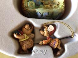 Jim Shore Disney Traditions Enesco 5pc Disney CINDERELLA Holiday Ornament Set