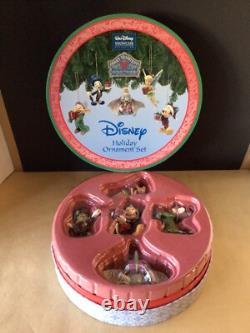 Jim Shore Disney Traditions Enesco 5pc Disney Holiday Ornament Set Dumbo Dopey