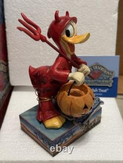 Jim Shore Disney Traditions Enesco Devil Donald Halloween Figurine