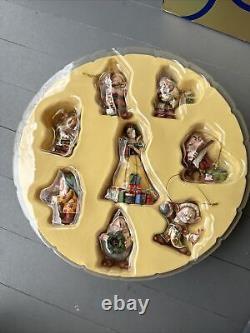 Jim Shore Disney Traditions Enesco Snow White 7 Dwarfs Holiday 8 Ornament