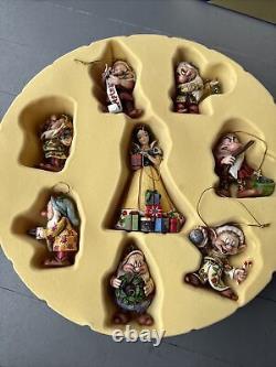 Jim Shore Disney Traditions Enesco Snow White 7 Dwarfs Holiday 8 Ornament
