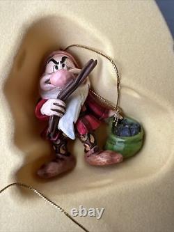 Jim Shore Disney Traditions Enesco Snow White 7 Dwarfs Holiday 8 Ornament