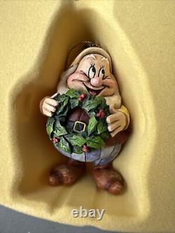 Jim Shore Disney Traditions Enesco Snow White 7 Dwarfs Holiday 8 Ornament