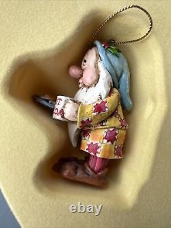 Jim Shore Disney Traditions Enesco Snow White 7 Dwarfs Holiday 8 Ornament