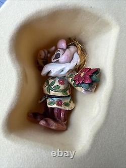 Jim Shore Disney Traditions Enesco Snow White 7 Dwarfs Holiday 8 Ornament