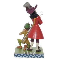 Jim Shore Disney Traditions Everyday Peter Pan and Hook Good Vs Evil Figurine