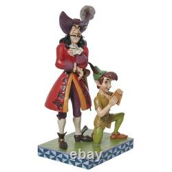 Jim Shore Disney Traditions Everyday Peter Pan and Hook Good Vs Evil Figurine
