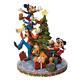 Jim Shore Disney Traditions Fab 5 Decorating Christmas Tree Figurine 6008979