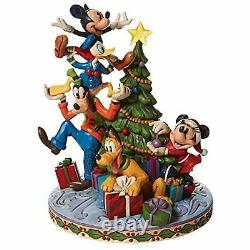 Jim Shore Disney Traditions Fab 5 Mickey Mouse Decorating Christmas Tree 6008979