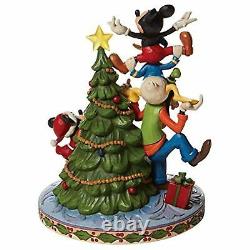 Jim Shore Disney Traditions Fab 5 Mickey Mouse Decorating Christmas Tree 6008979