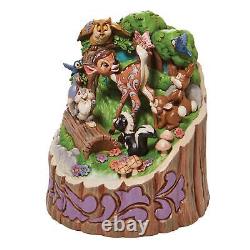 Jim Shore Disney Traditions'Forrest Friends' Bambi Carved by Heart 6010086
