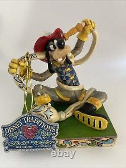 Jim Shore Disney Traditions Goofy Hero of Our Hearts Fireman Figure New