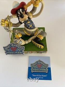 Jim Shore Disney Traditions Goofy Hero of Our Hearts Fireman Figure New