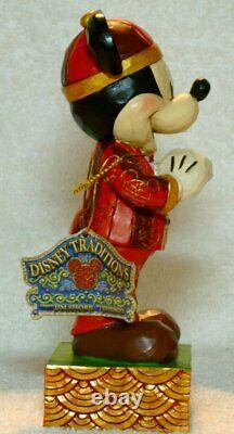 Jim Shore Disney Traditions Greetings From China Mickey Mouse #4046050 Nib