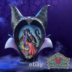 Jim Shore Disney Traditions Halloween Sleeping Beauty Maleficent Headdress