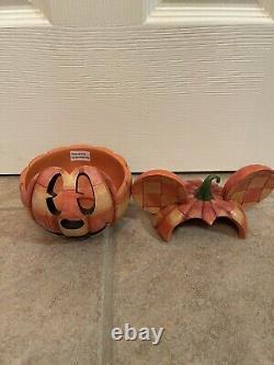 Jim Shore Disney Traditions Happy Halloween Mickey Mouse Pumpkin Walt Enesco
