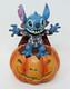 Jim Shore Disney Traditions Happy Halloween Stitch Vampire Jack O Lantern
