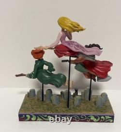 Jim Shore Disney Traditions Hocus Pocus Flying Sanderson Sisters/READ