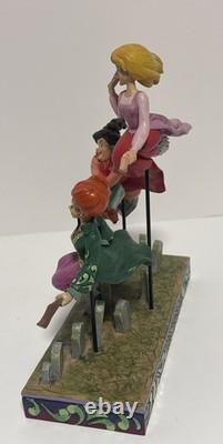 Jim Shore Disney Traditions Hocus Pocus Flying Sanderson Sisters/READ