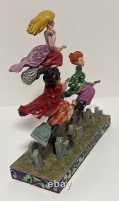Jim Shore Disney Traditions Hocus Pocus Flying Sanderson Sisters/READ