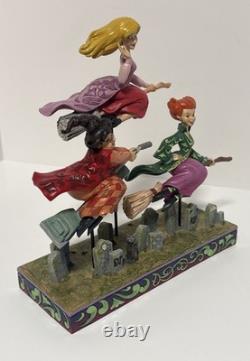 Jim Shore Disney Traditions Hocus Pocus Flying Sanderson Sisters/READ