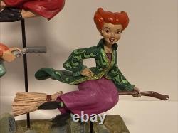 Jim Shore Disney Traditions Hocus Pocus Flying Sanderson Sisters/READ