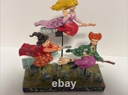 Jim Shore Disney Traditions Hocus Pocus Flying Sanderson Sisters/READ