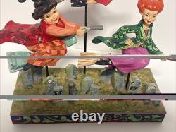 Jim Shore Disney Traditions Hocus Pocus Flying Sanderson Sisters/READ