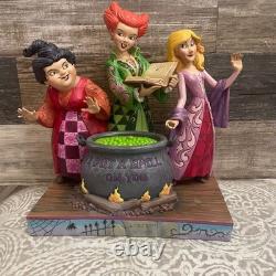Jim Shore Disney Traditions Hocus Pocus I Put A Spell On You Cauldron Figurine