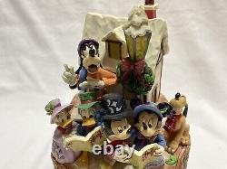 Jim Shore Disney Traditions Holiday Harmony Lighted Figurine