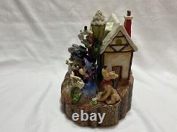 Jim Shore Disney Traditions Holiday Harmony Lighted Figurine