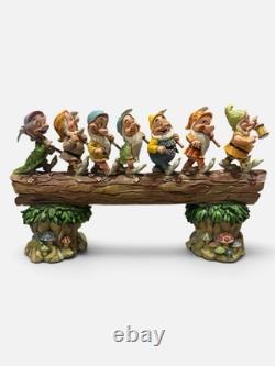 Jim Shore Disney Traditions Homeward Bound Seven Dwarfs Snow White 4005434 EUC