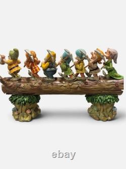 Jim Shore Disney Traditions Homeward Bound Seven Dwarfs Snow White 4005434 EUC