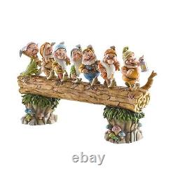 Jim Shore Disney Traditions Homeward Bound Seven Dwarfs on Log 4005434