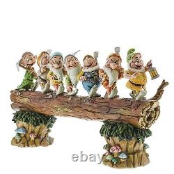 Jim Shore Disney Traditions Homeward Bound Seven Dwarfs on Log 4005434